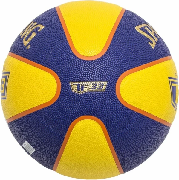 Баскетбольный мяч Spalding TF-33 Gold желто-синий Размер 6 76862Z