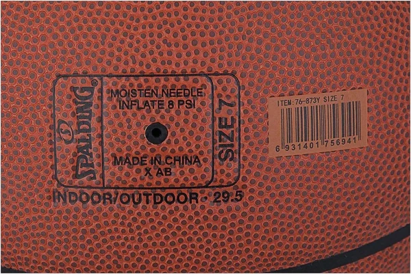 Баскетбольний м'яч Spalding MAX GRIP помаранчевий Розмір 7 76873Z