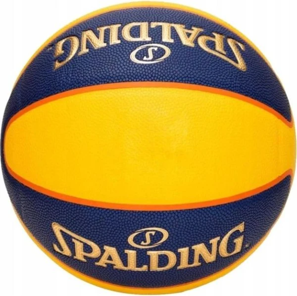 Баскетбольный мяч Spalding TF-33 желто-синий Размер 6 84352Z