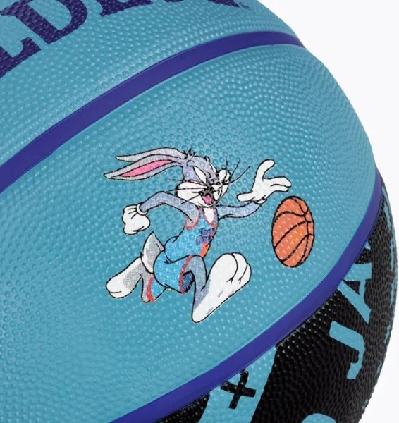 Баскетбольный мяч Spalding SPACE JAM TUNE SQUAD BUGS синий Размер 7 84598Z
