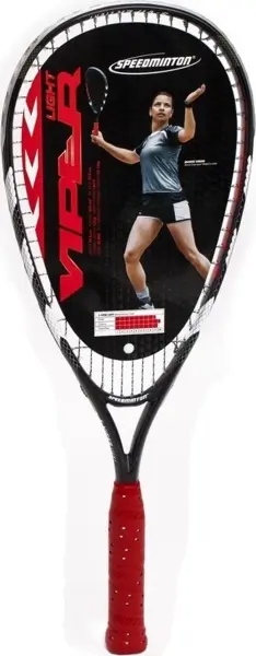 Ракетка для швидкісного бадмінтону Speedminton RACKET VIPER LIGHT чорно-біло-червона 400337