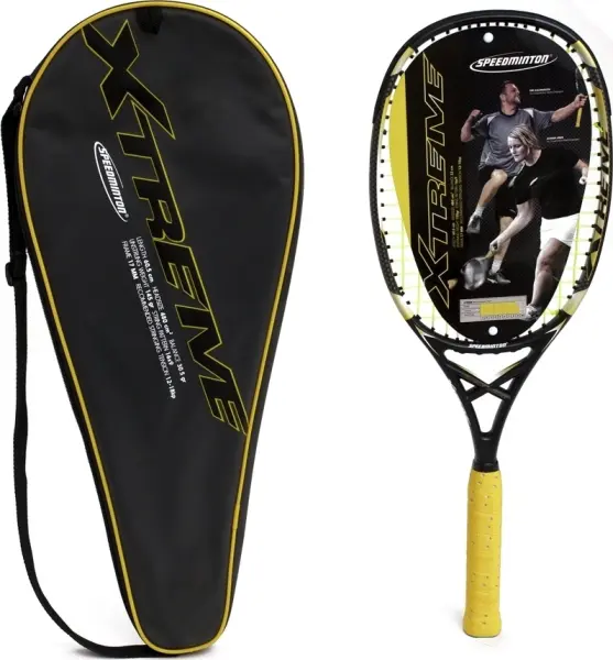 Ракетка для швидкісного бадмінтону Speedminton RACKET XTREME чорно-жовта 400336