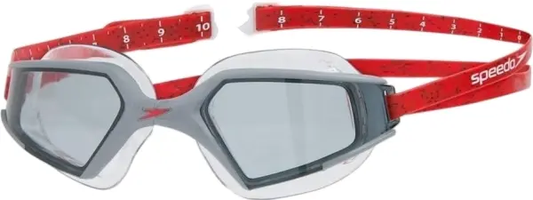 Очки для плавания Speedo AQUAPULSE MAX GOG V3 AU красно-серые 8-11764C732