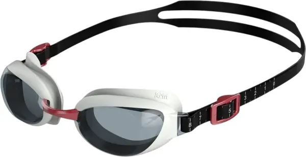 Окуляри для плавання Speedo AQUAPURE GOG AU біло-червоно-чорні 8-090028912