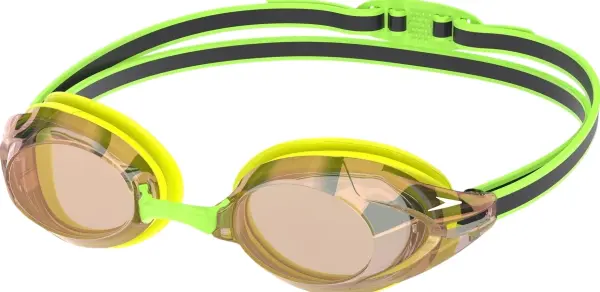 Окуляри для плавання Speedo VANQUISHER 3.0 MIRRORED жовто-салатово-чорні 8-00473417218