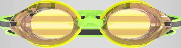 Окуляри для плавання Speedo VANQUISHER 3.0 MIRRORED жовто-салатово-чорні 8-00473417218