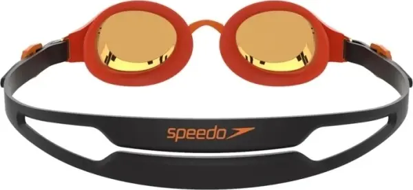 Окуляри для плавання дитячі Speedo HYDROPURE MIRROR GOG JU оранжево-чорні 8-12671F276