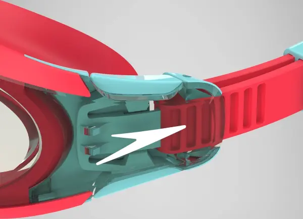 Очки для плавания детские Speedo JUNIOR HYDROSITY 2.0 красно-бирюзовые 8-00446317632
