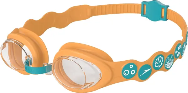 Окуляри для плавання дитячі Speedo SEA SQUAD SPOT GOG оранжево-бірюзові 8-0838214643