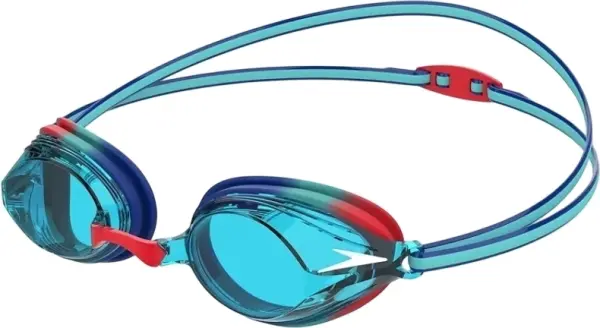 Очки для плавания детские Speedo VENGEANCE GOG JU голубо-темно-сине-красные 8-11323G801