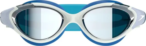 Окуляри для плавання жіночі Speedo BIOFUSE 2.0 MIRROR синьо-бірюзово-білі 8-003775002