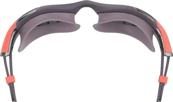 Очки для плавания женские Speedo BIOFUSE 2.0 MIRROR темно-серо-оранжевые 8-00377518706