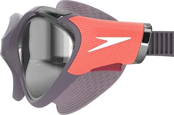 Очки для плавания женские Speedo BIOFUSE 2.0 MIRROR темно-серо-оранжевые 8-00377518706