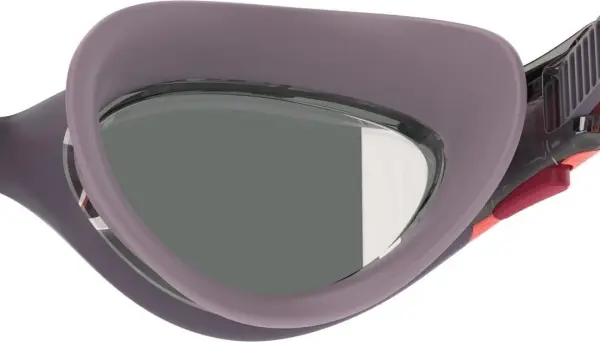 Очки для плавания женские Speedo BIOFUSE 2.0 MIRROR темно-серо-оранжевые 8-00377518706
