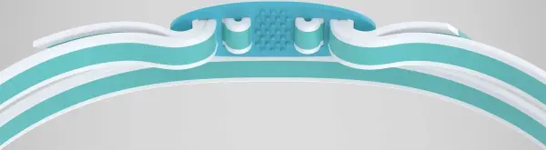 Окуляри для плавання жіночі Speedo VANQUISHER 3.0 MIRRORED бірюзово-золотисто-білі 8-00473615063