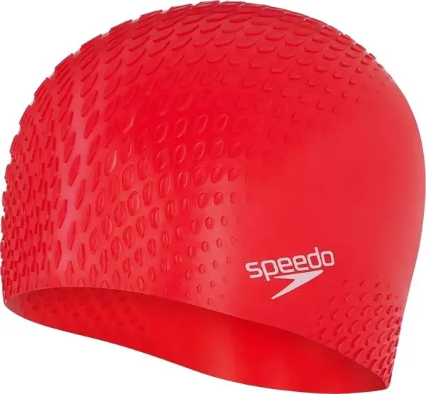 Шапочка для плавания Speedo BUBBLE ACTIVE + CAP AU красная 8-139546446