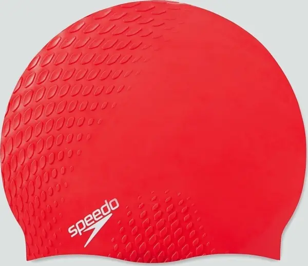 Шапочка для плавания Speedo BUBBLE ACTIVE + CAP AU красная 8-139546446