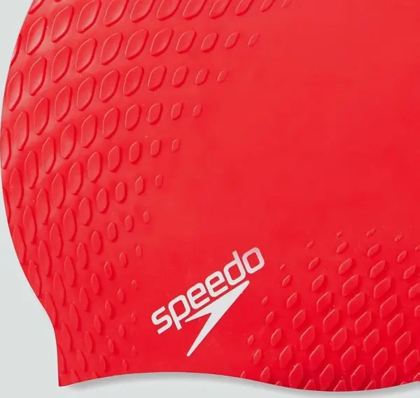 Шапочка для плавания Speedo BUBBLE ACTIVE + CAP AU красная 8-139546446