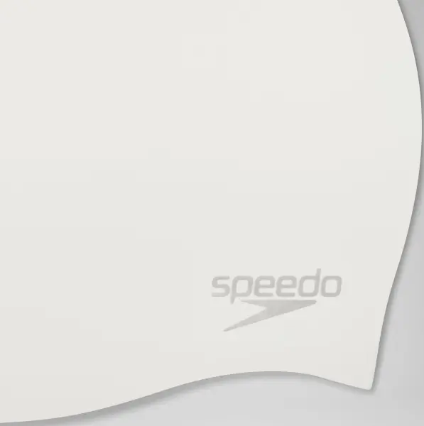 Шапочка для плавання Speedo MOULDED SILC CAP AF/AM/AU біла 8-7098417614