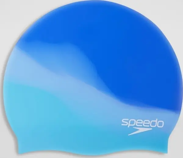 Шапочка для плавання Speedo MULTI COLOUR SILC CAP AU синьо-блакитна 8-0616915334