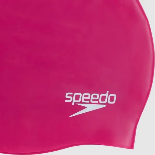 Шапочка для плавання Speedo PLAIN MOULDED SILICONE CAP AU рожева 8-70984B495
