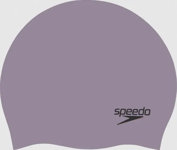 Шапочка для плавання Speedo PLAIN MOULDED SILICONE CAP AU срібна 8-709849086