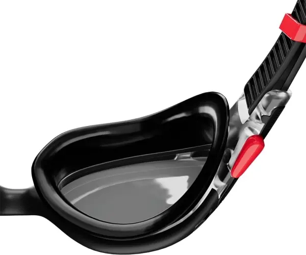 Очки для плавания Speedo BIOFUSE 2.0 MIRROR черно-красные 8-002331A273