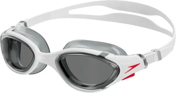 Окуляри для плавання Speedo BIOFUSE 2.0 біло-сіро-червоні 8-00233214500