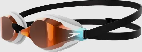 Окуляри для плавання Speedo FASTSKIN SPEEDSOCKET 2 MIR біло-оранжево-чорні 8-10897B586
