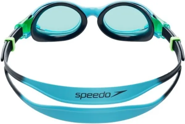 Окуляри для плавання дитячі Speedo BIOFUSE 2.0 JU блакитно-салатово-чорні 8-00336315946