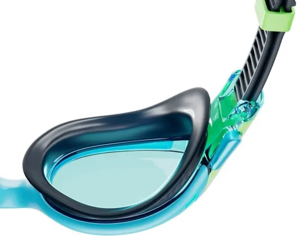 Окуляри для плавання дитячі Speedo BIOFUSE 2.0 JU блакитно-салатово-чорні 8-00336315946