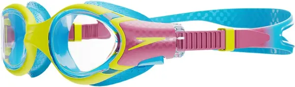 Очки для плавания детские Speedo BIOFUSE 2.0 JU желто-розово-голубые 8-00336317601