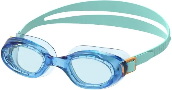 Очки для плавания детские Speedo JR FUTURA HYDROSPEX сине-мятно-оранжевые 8-E000037003