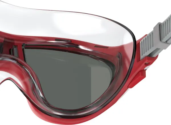 Окуляри для плавання дитячі Speedo JUNIOR BIOFUSE 2.0 MASK червоно-біло-сірі 8-00491800764