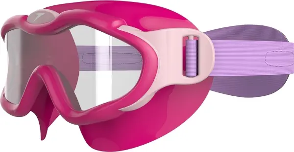 Окуляри для плавання дитячі Speedo SEA SQUAD MASK JU рожево-бузково-світло-рожеві 8-0876314646
