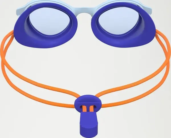 Очки для плавания детские Speedo SUNNY G SEA SHELLS голубо-темно-сине-оранжевые 8-775050515064