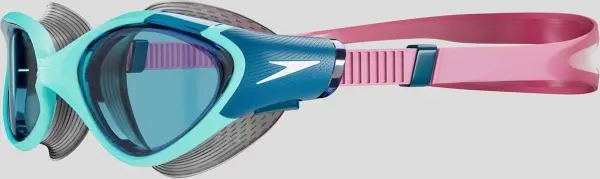 Очки для плавания женские Speedo BIOFUSE 2.0 GOG AF бирюзово-сине-розовые 8-00377616736
