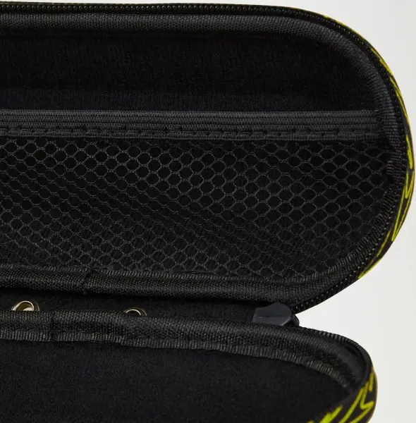 Чохол для окулярів для плавання Speedo GOGGLES STORAGE жовто-чорний 8-00381216730