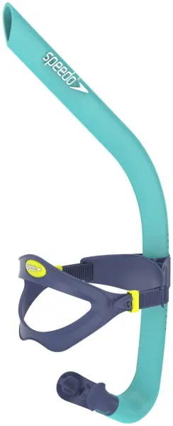Трубка для плавания Speedo BULLET HEAD SNORKEL бирюзово-синяя 8-753047716243