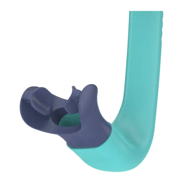 Трубка для плавания Speedo BULLET HEAD SNORKEL бирюзово-синяя 8-753047716243