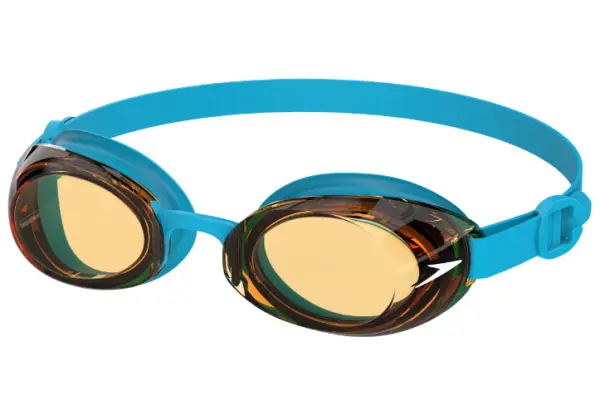 Окуляри для плавання дитячі Speedo JUNIOR JET 2.0 блакитно-помаранчеві 8-00493518447