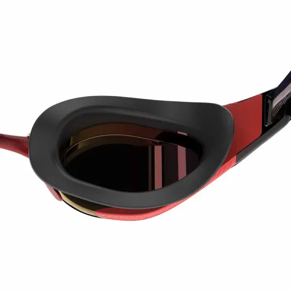Окуляри для плавання Speedo FASTSKIN HYPER ELITE MIRROR чорно-червоні 8-12818007
