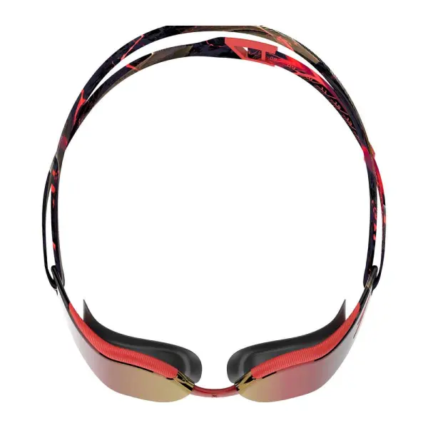 Окуляри для плавання Speedo FASTSKIN HYPER ELITE MIRROR чорно-червоні 8-12818007