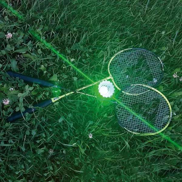 Набір воланів для бадмінтону Talbot BADMINTONBALL MAGIC NIGHT LED зелено-червоний (3 штуки) 479123