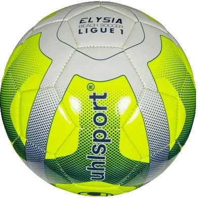Мяч для пляжного футбола Uhlsport ELYSIA BEACH SOCCER желто-сине-серый 1001642 02 2017 Размер 5