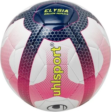 Мяч футбольный Uhlsport ELYSIA BALLON REPLICA бело-сине-розовый 1001655 01 2018 Размер 3