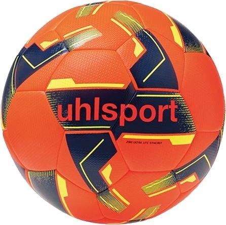 Мяч футбольный Uhlsport 290 ULTRA LITE SYNERGY оранжево-сине-желтый 1001722 01 Размер 3