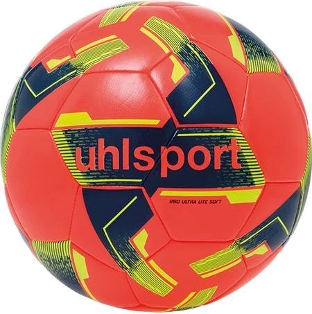 М'яч футбольний Uhlsport ULTRA LITE SOFT 290 оранжево-синьо-жовтий 1001724 01 Розмір 5