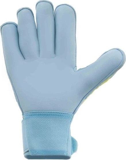 Вратарские перчатки Uhlsport ELIMINATOR SOFT RF COMP черно-желто-голубые 1000138 01