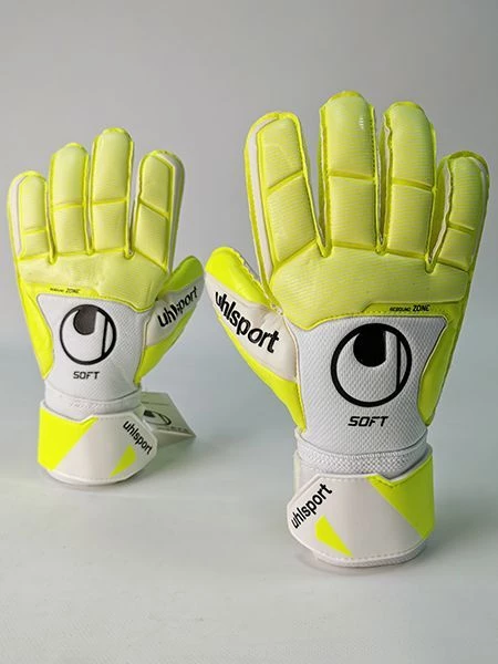Воротарські рукавички Uhlsport PURE ALLIANCE SOFT PRO жовто-білі 1011172 01